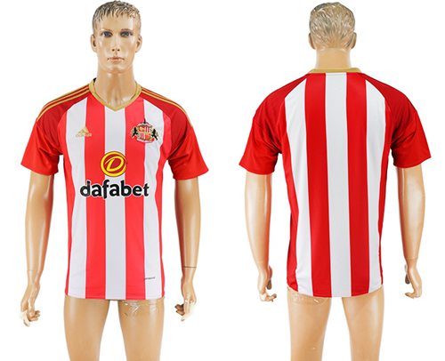Sunderland Blank Home Soccer Club Jersey - Click Image to Close